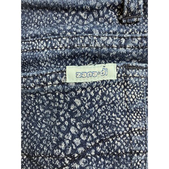Zana Di Flared Snakeskin Print Jeans Women’s Size 9 - Picture 6 of 9